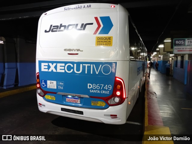 Auto Viação Jabour D86749 na cidade de Rio de Janeiro, Rio de Janeiro, Brasil, por João Victor Damião. Número da foto: #13280773.