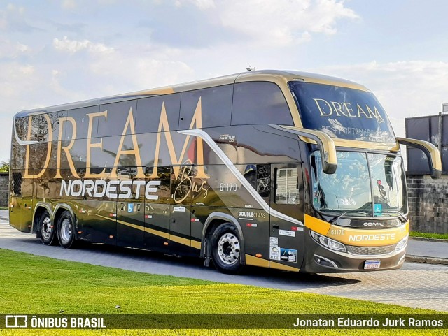 Expresso Nordeste 61170 na cidade de Itajaí, Santa Catarina, Brasil, por Jonatan Eduardo Jurk Ramos. Número da foto: #13280287.