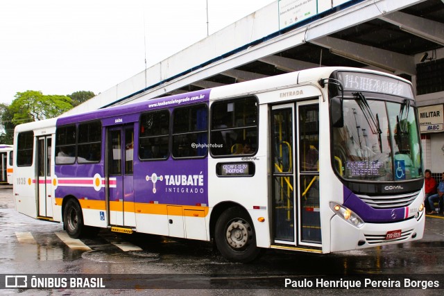 ABC Transportes Coletivos  Vale do Paraíba 1035 na cidade de Taubaté, São Paulo, Brasil, por Paulo Henrique Pereira Borges. Número da foto: #13282621.