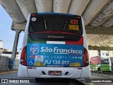 Expresso São Francisco RJ 130.017 na cidade de Rio de Janeiro, Rio de Janeiro, Brasil, por Leandro Mendes. Número da foto: #:id.