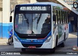 Expresso São Francisco RJ 130.033 na cidade de Nilópolis, Rio de Janeiro, Brasil, por Claudio Luiz. Número da foto: #:id.