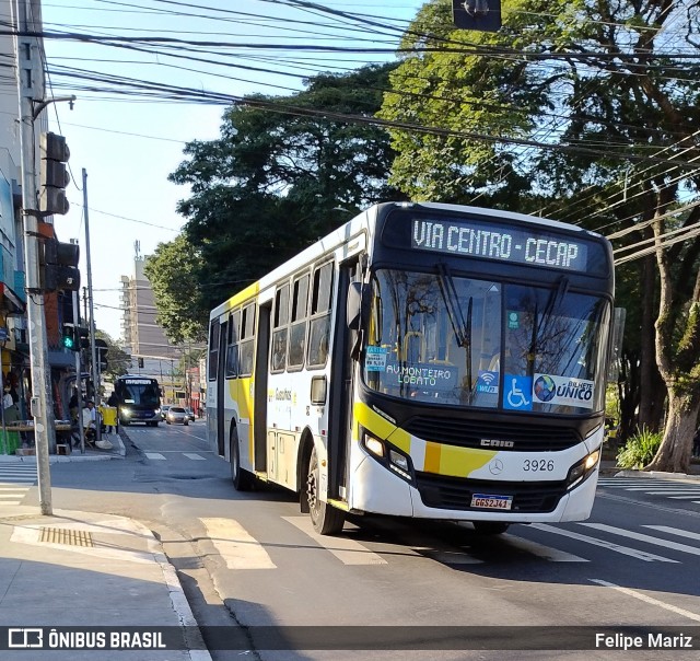 Viação Campo dos Ouros 3926 na cidade de Guarulhos, São Paulo, Brasil, por Felipe Mariz. Número da foto: #13283731.