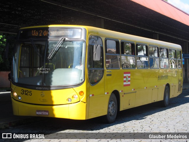 Viação Verde Vale 3125 na cidade de Blumenau, Santa Catarina, Brasil, por Glauber Medeiros. Número da foto: #13285154.