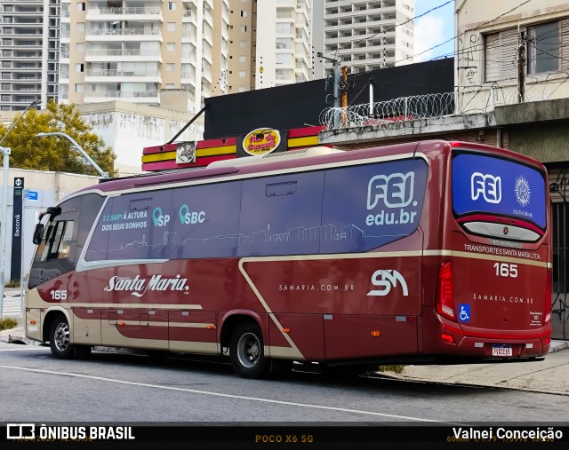 Santa Maria Fretamento e Turismo > Transportes Santa Maria(SP) 165 na cidade de São Paulo, São Paulo, Brasil, por Valnei Conceição. Número da foto: #13284975.