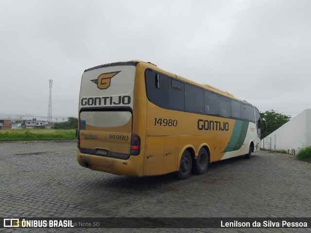 Empresa Gontijo de Transportes 14980 na cidade de Caruaru, Pernambuco, Brasil, por Lenilson da Silva Pessoa. Número da foto: #13285079.