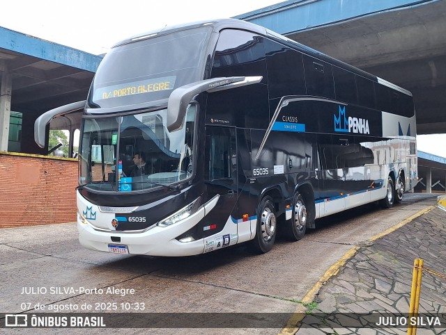 Empresa de Ônibus Nossa Senhora da Penha 65035 na cidade de Porto Alegre, Rio Grande do Sul, Brasil, por JULIO SILVA. Número da foto: #13284052.