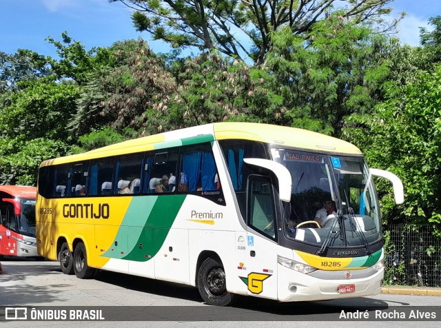 Empresa Gontijo de Transportes 18285 na cidade de São Paulo, São Paulo, Brasil, por André  Rocha Alves. Número da foto: #13285370.