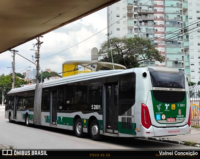 Via Sudeste Transportes S.A. 5 2801 na cidade de São Paulo, São Paulo, Brasil, por Valnei Conceição. Número da foto: #13284798.