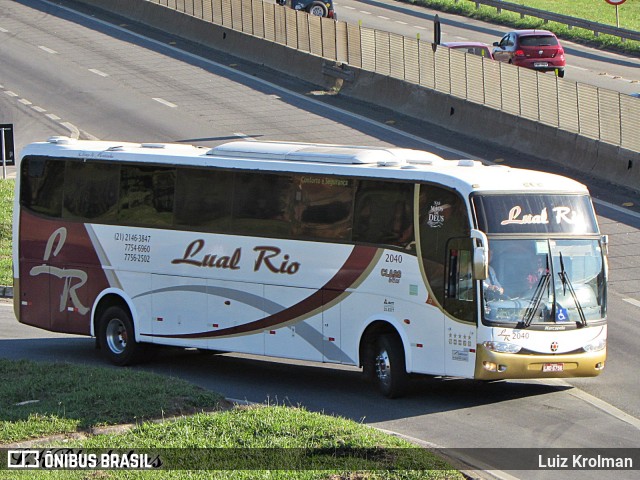 Lual Rio Turismo e Fretamento 2040 na cidade de Aparecida, São Paulo, Brasil, por Luiz Krolman. Número da foto: #13285165.