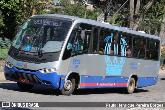 Turb Petrópolis > Turp -Transporte Urbano de Petrópolis 6802 na cidade de Petrópolis, Rio de Janeiro, Brasil, por Paulo Henrique Pereira Borges. Número da foto: #13284976.