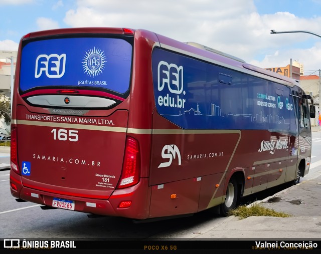 Santa Maria Fretamento e Turismo > Transportes Santa Maria(SP) 165 na cidade de São Paulo, São Paulo, Brasil, por Valnei Conceição. Número da foto: #13284983.