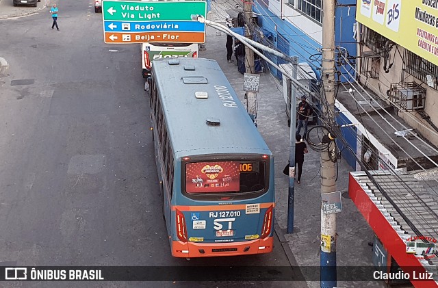 Empresa Santa Terezinha RJ 127.010 na cidade de Nilópolis, Rio de Janeiro, Brasil, por Claudio Luiz. Número da foto: #13285000.
