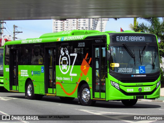 Viação Osasco 1009 na cidade de Osasco, São Paulo, Brasil, por Rafael Campos. Número da foto: #13285216.