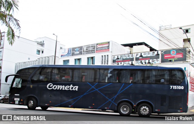 Viação Cometa 715100 na cidade de Santos Dumont, Minas Gerais, Brasil, por Isaias Ralen. Número da foto: #13285302.