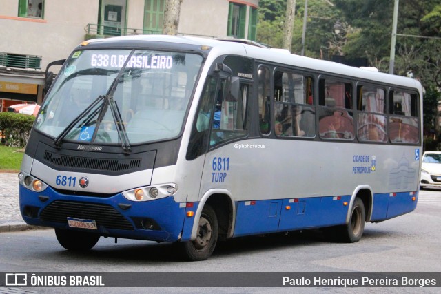 Turb Petrópolis > Turp -Transporte Urbano de Petrópolis 6811 na cidade de Petrópolis, Rio de Janeiro, Brasil, por Paulo Henrique Pereira Borges. Número da foto: #13284980.