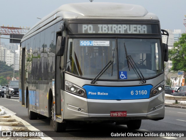 Viação Paratodos > São Jorge > Metropolitana São Paulo > Mobibrasil 6 3160 na cidade de São Paulo, São Paulo, Brasil, por Gabriel Oliveira Caldas da Nobrega. Número da foto: #13283639.