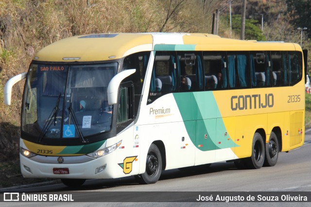 Empresa Gontijo de Transportes 21335 na cidade de Piraí, Rio de Janeiro, Brasil, por José Augusto de Souza Oliveira. Número da foto: #13285230.