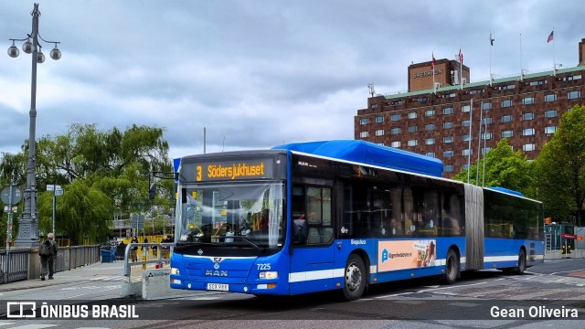 Keolis Sverige AB 7225 na cidade de Stockholm, Stockholm, Suécia, por Gean Oliveira. Número da foto: #13285311.