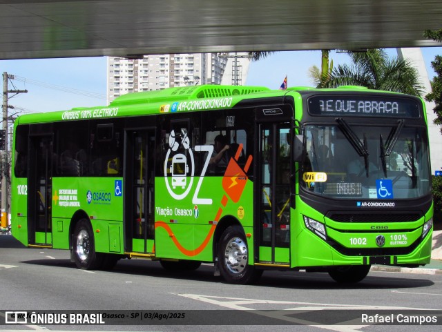 Viação Osasco 1002 na cidade de Osasco, São Paulo, Brasil, por Rafael Campos. Número da foto: #13285201.