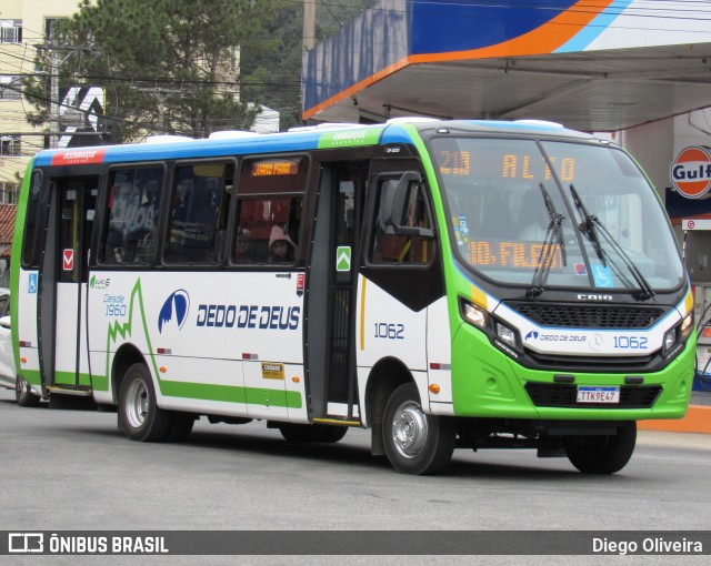 Viação Dedo de Deus 1062 na cidade de Teresópolis, Rio de Janeiro, Brasil, por Diego Oliveira. Número da foto: #13283677.