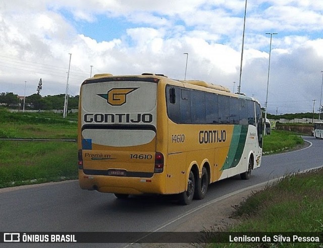 Empresa Gontijo de Transportes 14610 na cidade de Caruaru, Pernambuco, Brasil, por Lenilson da Silva Pessoa. Número da foto: #13285052.