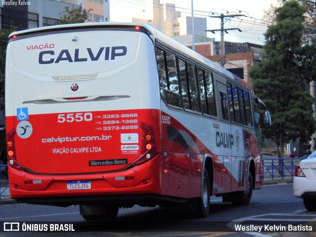Viação Calvip 5550 na cidade de Sorocaba, São Paulo, Brasil, por Weslley Kelvin Batista. Número da foto: #13283802.