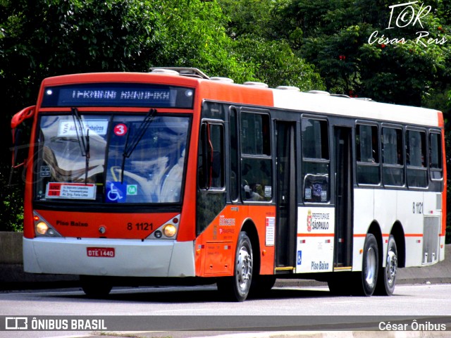 TRANSPPASS - Transporte de Passageiros 8 1121 na cidade de São Paulo, São Paulo, Brasil, por César Ônibus. Número da foto: #13285040.