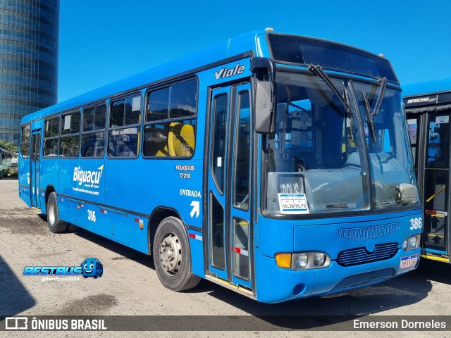 Biguaçu Transportes Coletivos Administração e Participação 386 na cidade de Florianópolis, Santa Catarina, Brasil, por Emerson Dorneles. Número da foto: #13283840.