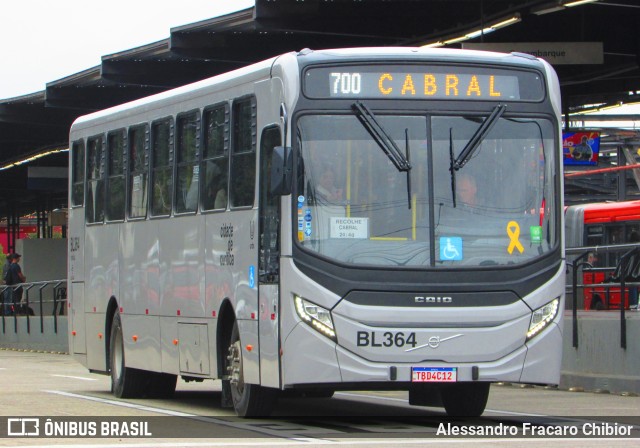 Transporte Coletivo Glória BL364 na cidade de Curitiba, Paraná, Brasil, por Alessandro Fracaro Chibior. Número da foto: #13283894.