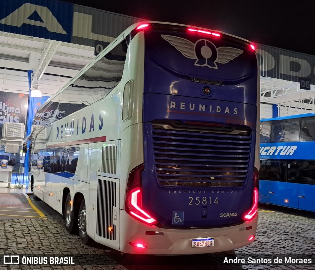 Reunidas Transportes Coletivos 25814 na cidade de Balneário Camboriú, Santa Catarina, Brasil, por Andre Santos de Moraes. Número da foto: #13284751.