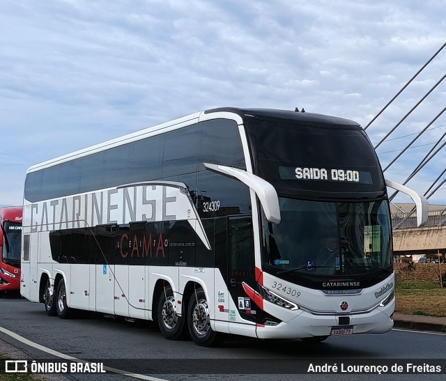 Auto Viação Catarinense 324309 na cidade de Campinas, São Paulo, Brasil, por André Lourenço de Freitas. Número da foto: #13283965.