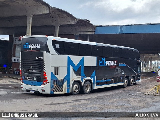 Empresa de Ônibus Nossa Senhora da Penha 65115 na cidade de Porto Alegre, Rio Grande do Sul, Brasil, por JULIO SILVA. Número da foto: #13284097.