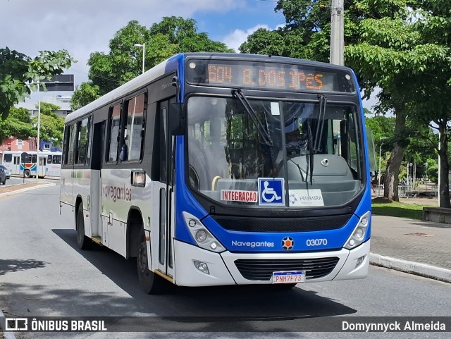 Consórcio Navegantes - 03 > Empresa de Transportes São Sebastião 03070 na cidade de João Pessoa, Paraíba, Brasil, por Domynnyck Almeida. Número da foto: #13284621.