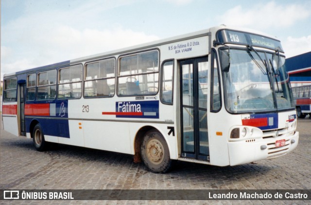 Nossa Senhora de Fátima Auto Ônibus 213 na cidade de Bragança Paulista, São Paulo, Brasil, por Leandro Machado de Castro. Número da foto: #13285337.