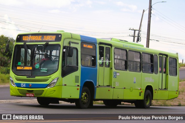 Transportes Therezina 03154 na cidade de Teresina, Piauí, Brasil, por Paulo Henrique Pereira Borges. Número da foto: #13284883.