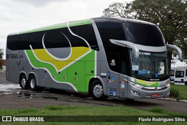 Brasil Sul Linhas Rodoviárias 3140 na cidade de Ourinhos, São Paulo, Brasil, por Flavio Rodrigues Silva. Número da foto: #13284848.