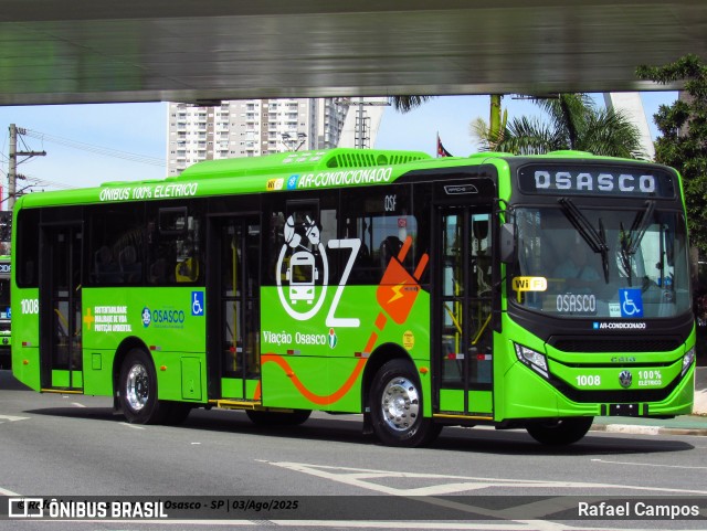 Viação Osasco 1008 na cidade de Osasco, São Paulo, Brasil, por Rafael Campos. Número da foto: #13285214.