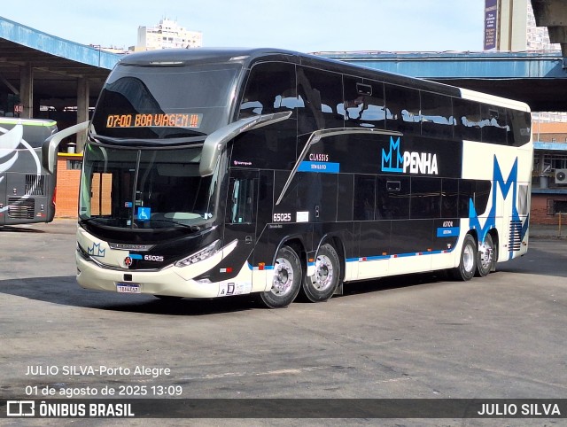 Empresa de Ônibus Nossa Senhora da Penha 65025 na cidade de Porto Alegre, Rio Grande do Sul, Brasil, por JULIO SILVA. Número da foto: #13283988.