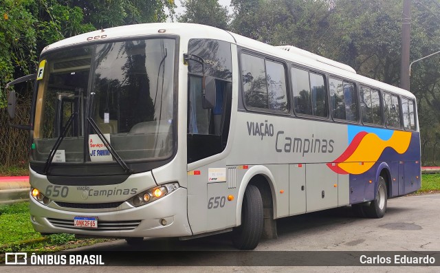 Viação Campinas 650 na cidade de Cubatão, São Paulo, Brasil, por Carlos Eduardo. Número da foto: #13284455.