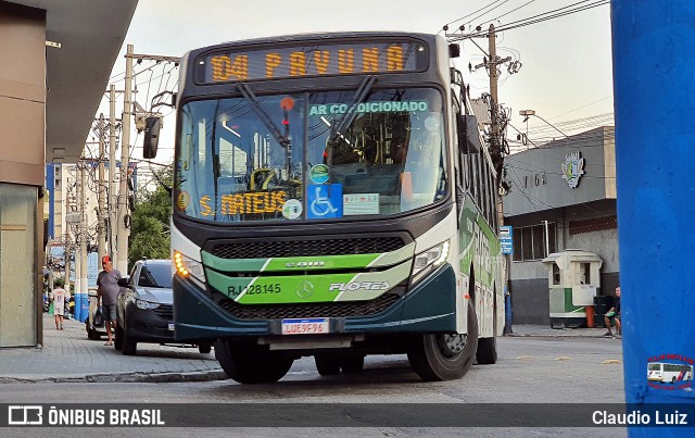 Transportes Flores RJ 128.145 na cidade de Nilópolis, Rio de Janeiro, Brasil, por Claudio Luiz. Número da foto: #13284909.