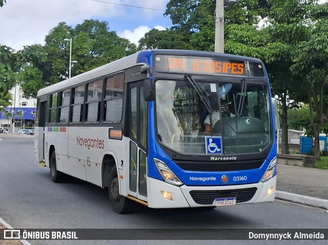 Consórcio Navegantes - 03 > Empresa de Transportes São Sebastião 03160 na cidade de João Pessoa, Paraíba, Brasil, por Domynnyck Almeida. Número da foto: #13284624.