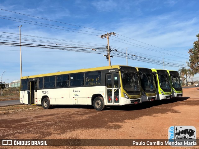 BsBus Mobilidade 710911 na cidade de Brasília, Distrito Federal, Brasil, por Paulo Camillo Mendes Maria. Número da foto: #13283824.