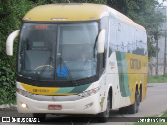 Empresa Gontijo de Transportes 18480 na cidade de Recife, Pernambuco, Brasil, por Jonathan Silva. Número da foto: #13287236.