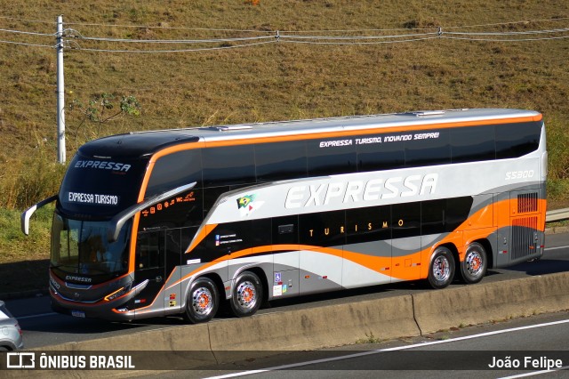 Expressa Turismo 55300 na cidade de Canas, São Paulo, Brasil, por João Felipe. Número da foto: #13287170.