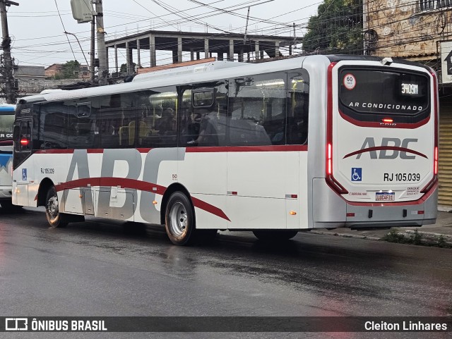 Auto Viação ABC RJ 105.039 na cidade de São Gonçalo, Rio de Janeiro, Brasil, por Cleiton Linhares. Número da foto: #13286446.