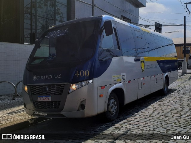Caravellas Transportes e Turismo 400 na cidade de Santos, São Paulo, Brasil, por Jean Gu. Número da foto: #13285460.