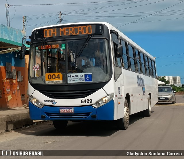 Viação Atalaia Transportes 6429 na cidade de Aracaju, Sergipe, Brasil, por Gladyston Santana Correia. Número da foto: #13287648.