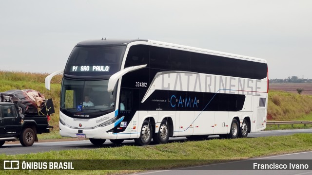 Auto Viação Catarinense 324302 na cidade de Ourinhos, São Paulo, Brasil, por Francisco Ivano. Número da foto: #13287638.