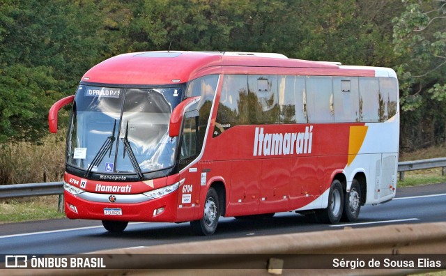 Expresso Itamarati 6704 na cidade de Araraquara, São Paulo, Brasil, por Sérgio de Sousa Elias. Número da foto: #13287449.