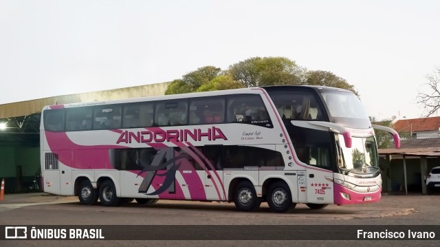 Empresa de Transportes Andorinha 7405 na cidade de Assis, São Paulo, Brasil, por Francisco Ivano. Número da foto: #13287607.